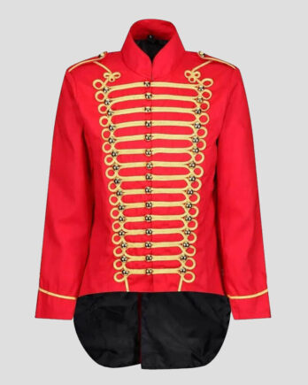Red & Gold Hussar Parade Steampunk Gothic Jacket