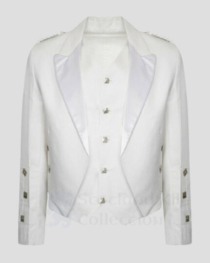 White Prince Charlie Jacket & Waistcoat