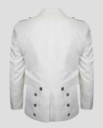 White Prince Charlie Jacket & Waistcoat