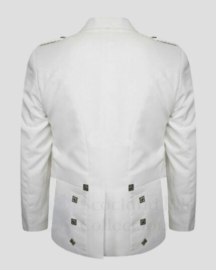 White Prince Charlie Jacket & Waistcoat