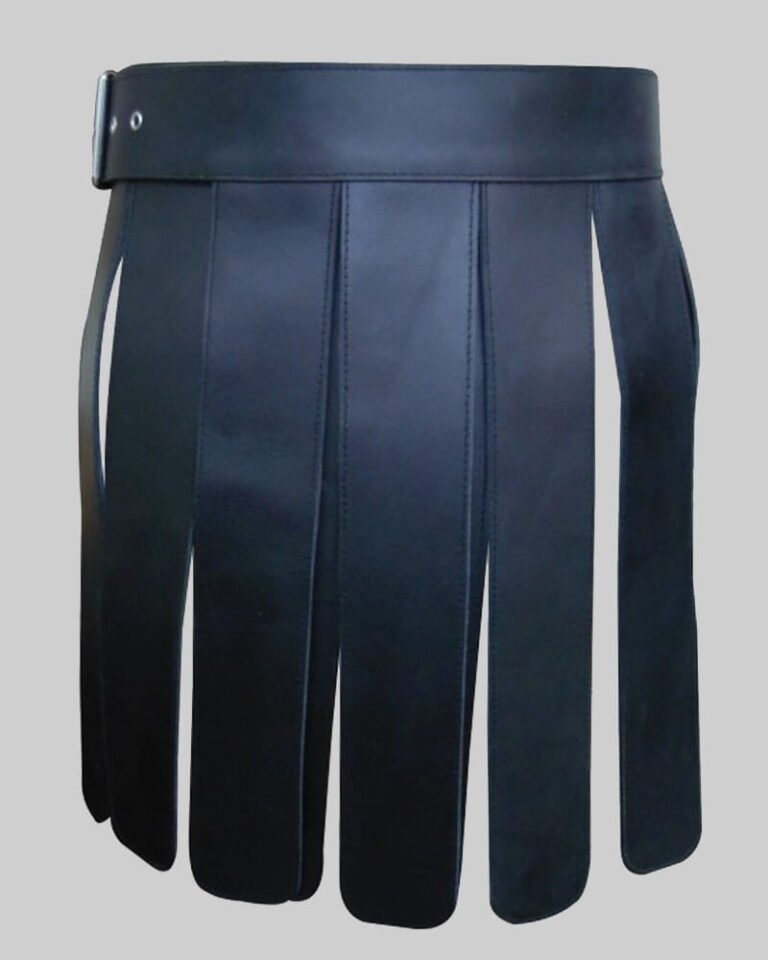 Genuine Leather Scottish Sporran - White Skull Design, Adjustable Belt (30-52"), Semi-Dress