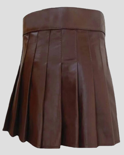 Original Brown Leather Kilt - James kilt