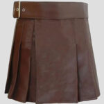 Original Brown Leather Kilt - James kilt