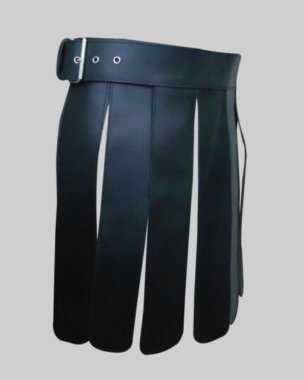 Premium Genuine Leather Gladiator Kilt backside