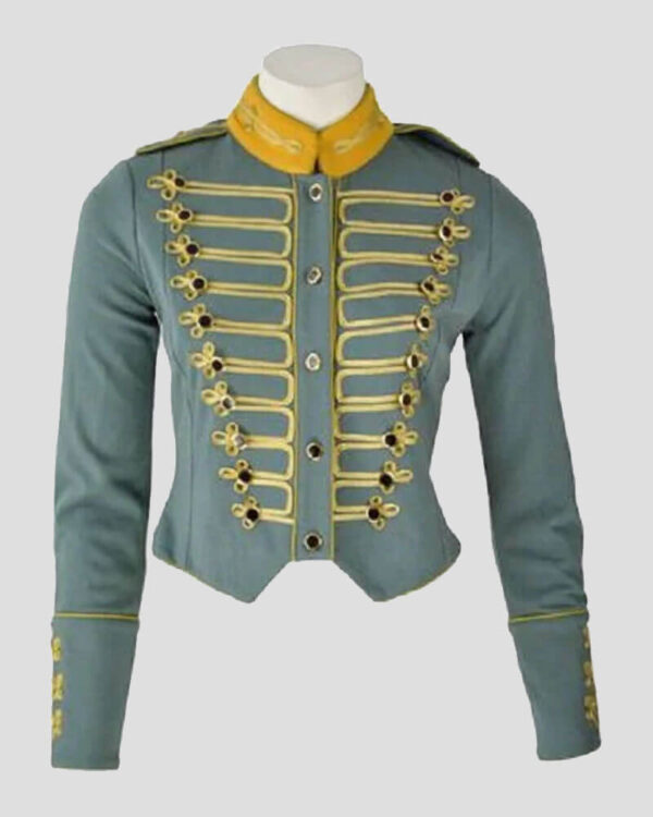 Latest Short Gothic Military Parade Jacket