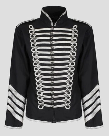Gothic Steampunk Military Hussar Parade Jacket
