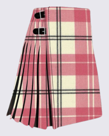 Ailsa Pink Tartan Kilt