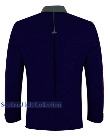 Augsburg Navy Blue Bavarian Trachten Wool Jacket