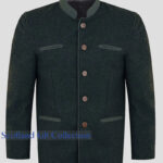 Bamberg Green German Trachten Jacket - Bavarian Style
