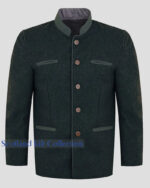 Bamberg Green German Trachten Jacket - Bavarian Style