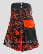 Jack O'Lantern Halloween Hybrid Utility Kilt