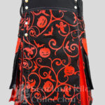 Jack O'Lantern Halloween Hybrid Utility Kilt