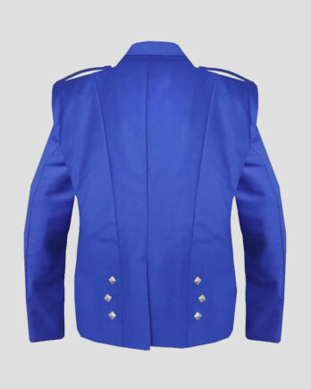 Bule Prince Charlie Jacket With 3 Button Vest