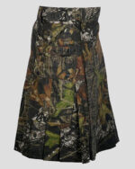 Jungle Camouflage Kilt - Modern Camo Utility Kilt with Pockets
