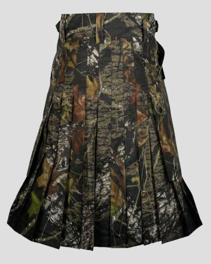Jungle Camouflage Kilt - Modern Camo Utility Kilt with Pockets