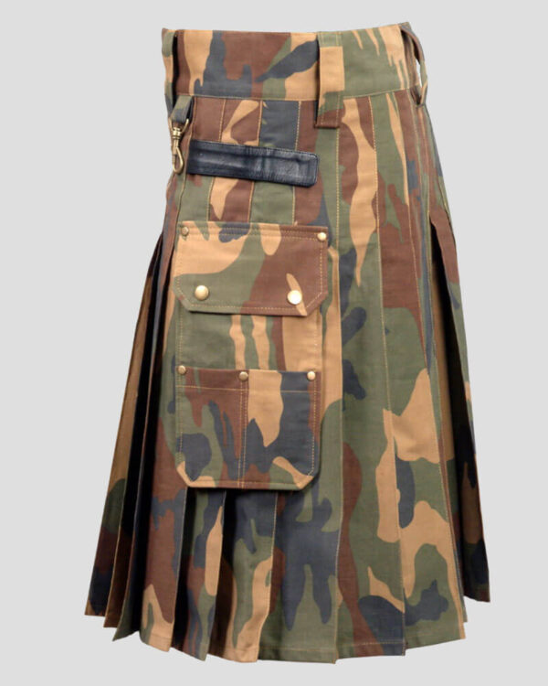 Tactical Military Camo Kilt - Durable & Stylish Gear