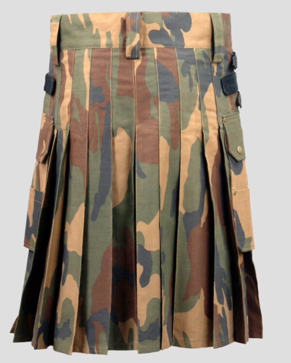 Tactical Military Camo Kilt - Durable & Stylish Gear