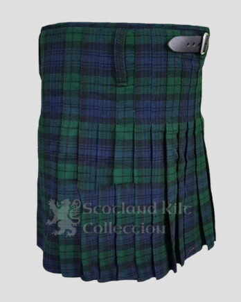 Ladies Black Watch Tartan Kilt