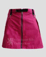 Blake Pink Utility Kilt - Stylish Alternative Skirt