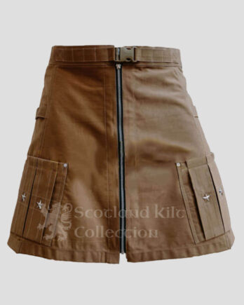 Brown Women Utility Kilt