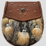 Grey Fox Pelt Semi Dress Sporran
