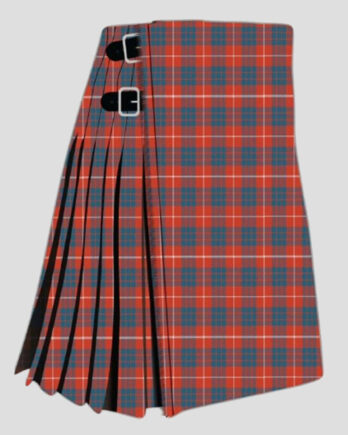 Hamilton Red Modern Heavyweight Tartan Kilt