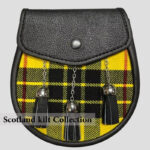 Macleod of Lewis Tartan Leather Sporran