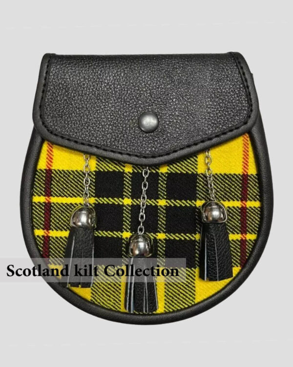 Macleod of Lewis Tartan Leather Sporran