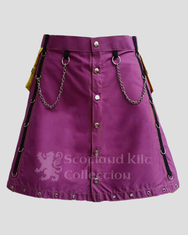 Maisie Purple Women Utility Kilt