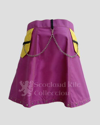 Purple Women Utility Kilt