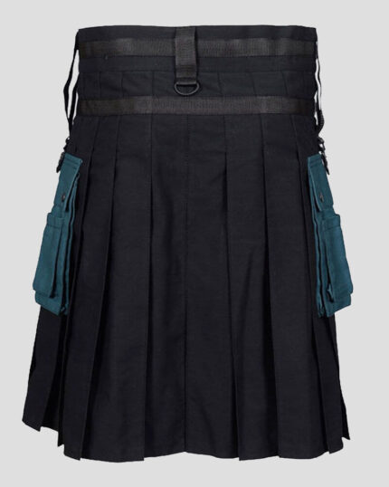 Modern Black Watch Tartan Hybrid Gothic Kilt