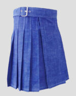 Rugged Blue Denim Kilt for Tough & Stylish Men