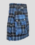 Standard Ramsay Blue Tartan Utility Kilt for Women