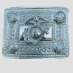 US Marine Badge Chrome Kilt Belt Buckle