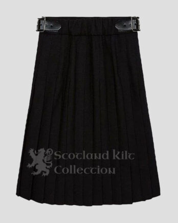 Women Tartan Kilt In Black