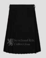 Women tartan kilt In black