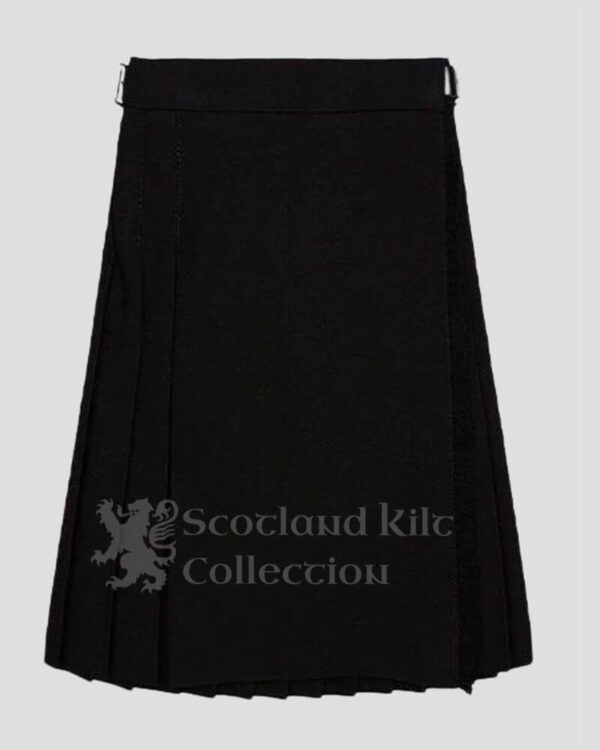 Women tartan kilt In black