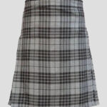 Women's Grey Tartan Kilt - Grey Watch Tartan Kilt