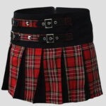 Ladies Royal Stewart Pleated Mini Hybrid Kilt