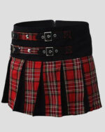 Ladies Royal Stewart Pleated Mini Hybrid Kilt