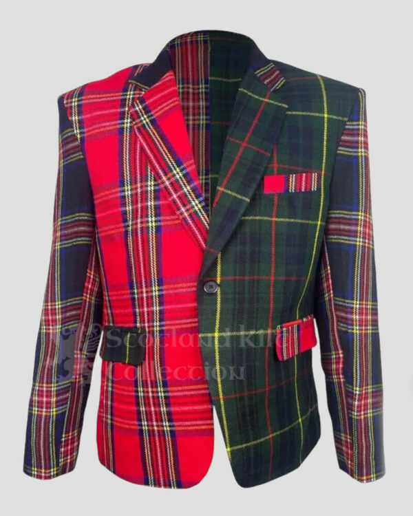 Modern Tartan Fashion Jacket Custom Tartan Coat & Check Jacket