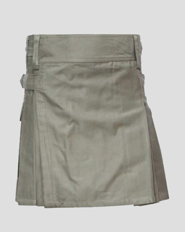 Women's Dark Olive Modern Utility Kilt