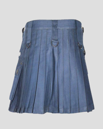 Women’s Light Navy Blue Half Kilt