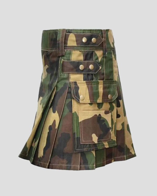 Women’s Woodland Camo Utility Kilt