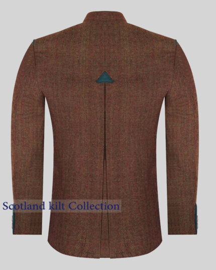 Aschaffenburg Brown Tweed German Bavarian Trachten Jacket