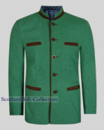 Kempten Green Tweed German Bavarian Trachten Jacket
