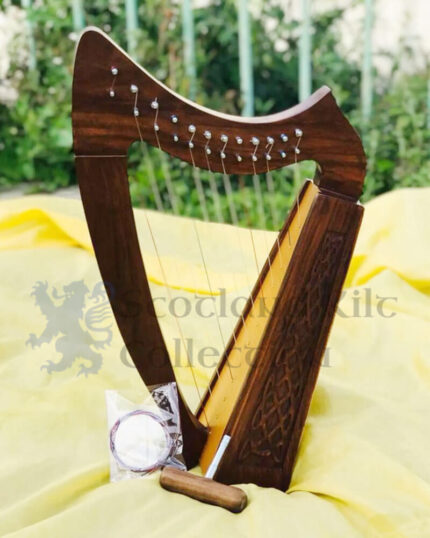 12 Nylon Strings Harp with Metal Hardware, Extra Strings & Bag