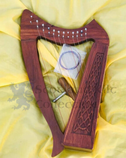 12 Nylon Strings Harp with Metal Hardware, Extra Strings & Bag