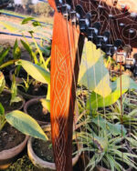 22-String Rosewood Harp w Flower Design + Extra Strings & Case