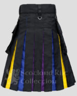 LGBT Gay Pride Rainbow Hybrid Kilt - Colorful Pride Kilt